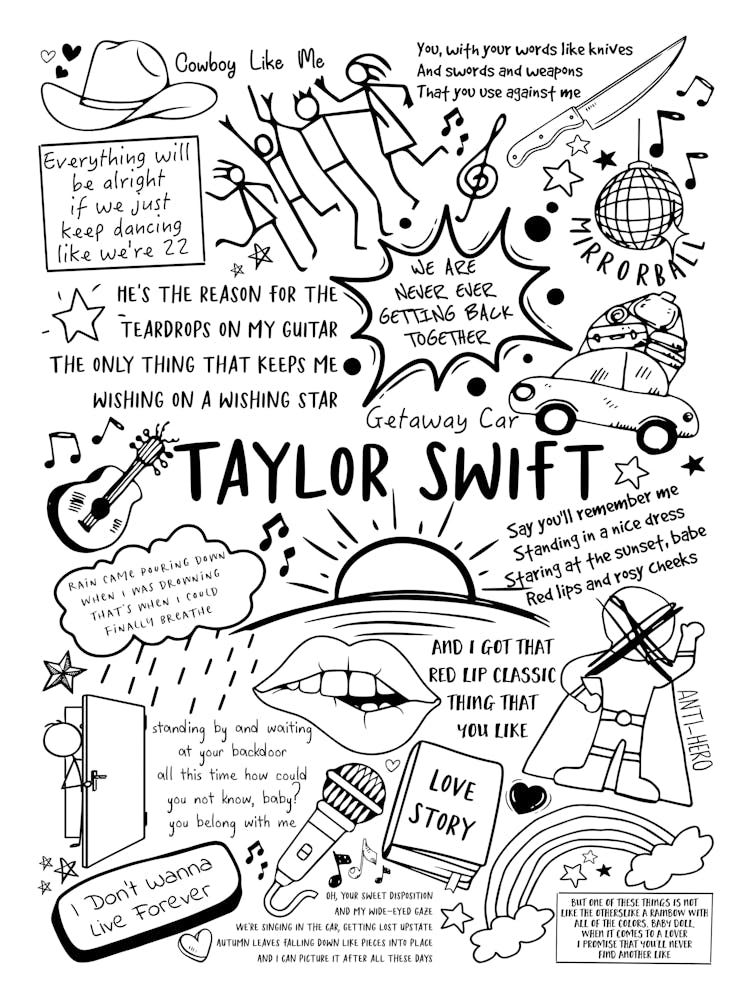 Taylor Swift Doodle Lyrics