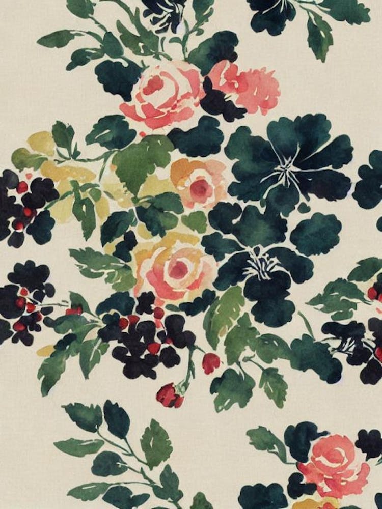 Ling Vintage Graphic Watercolour