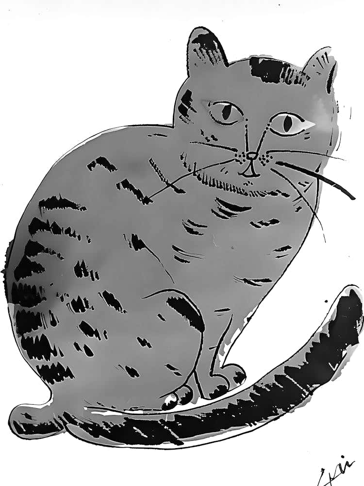 Black and White Cat 1