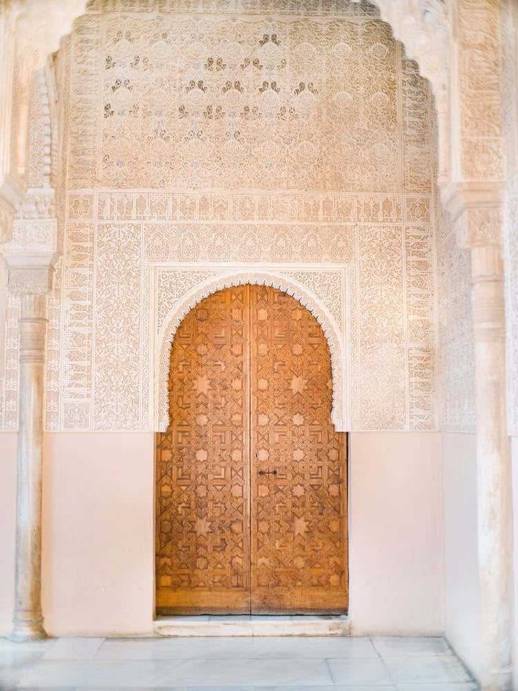 Alhambra Door Granada Spain