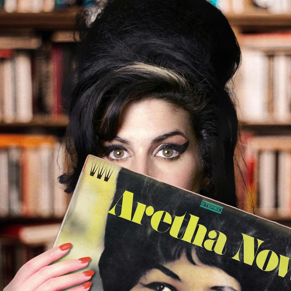 Amy At Vinyl Store Square