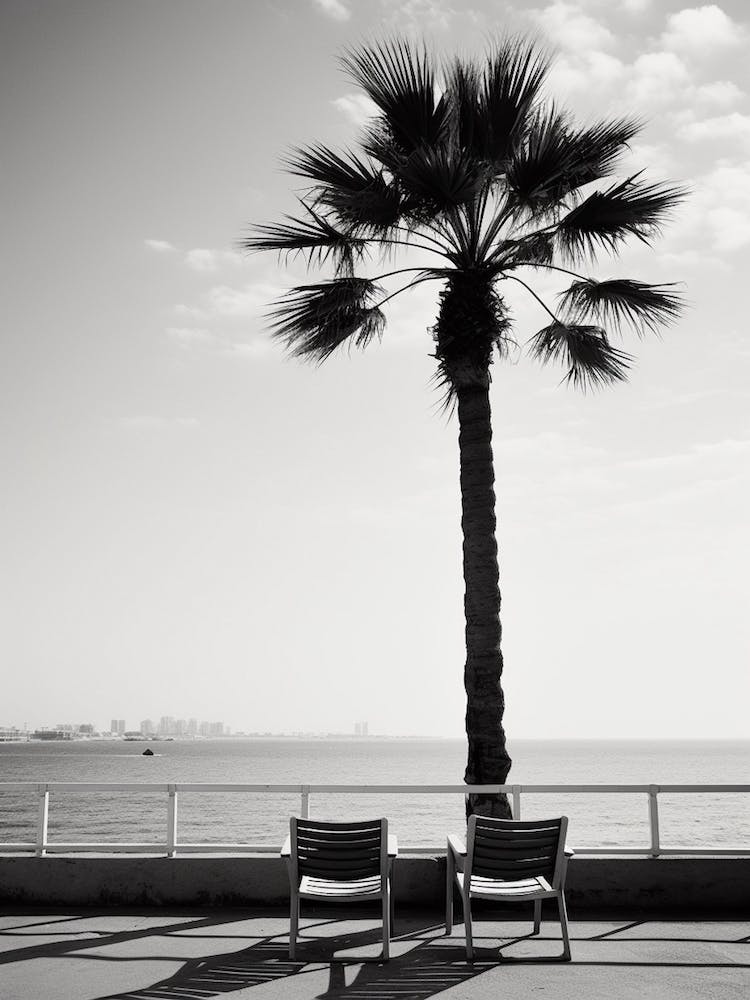 Tel Aviv Israel Mediterranean Black And White Photography Analogue 5