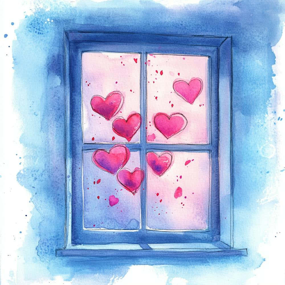 Valentine'S Day Window 3
