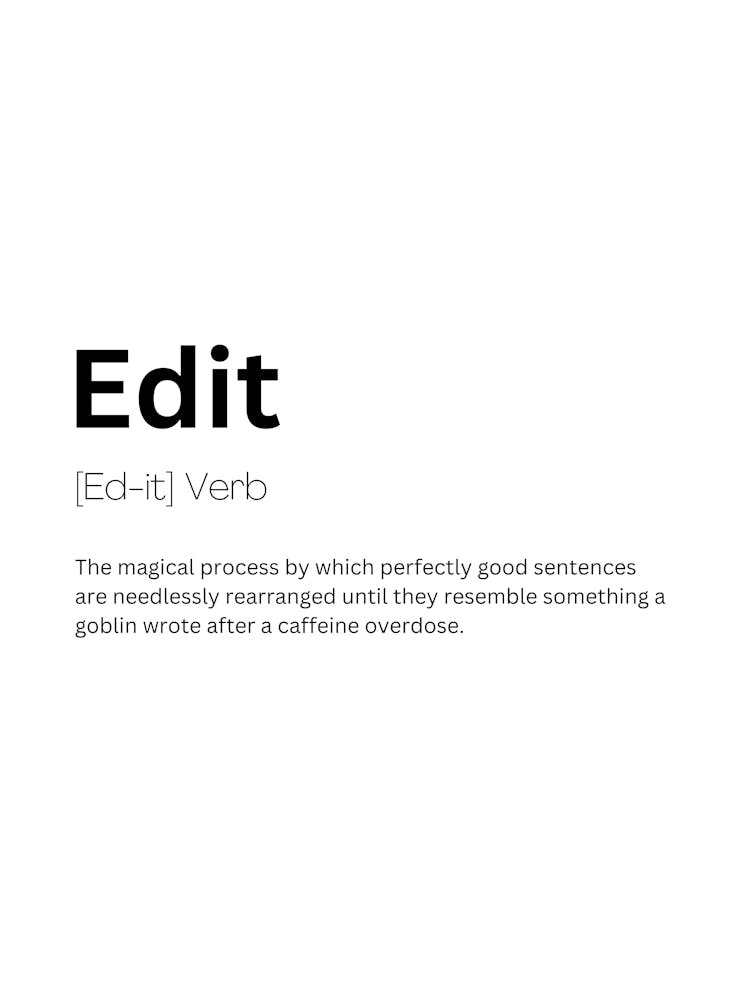 Edit Definition Meaning