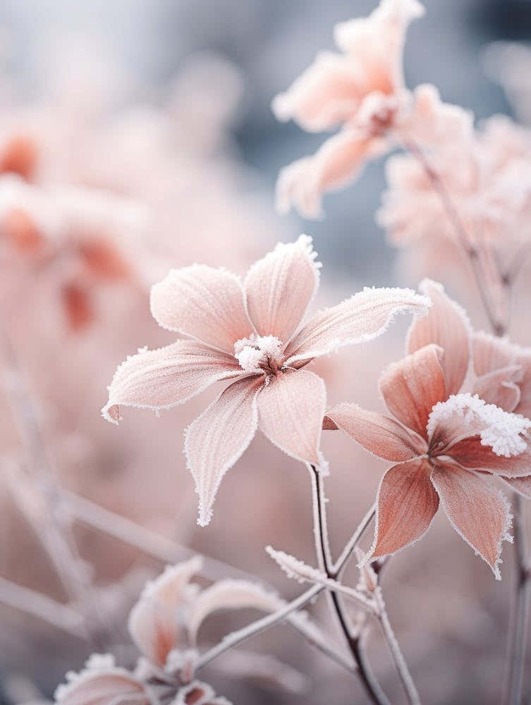 Frosty Botanical Poinsettia 1