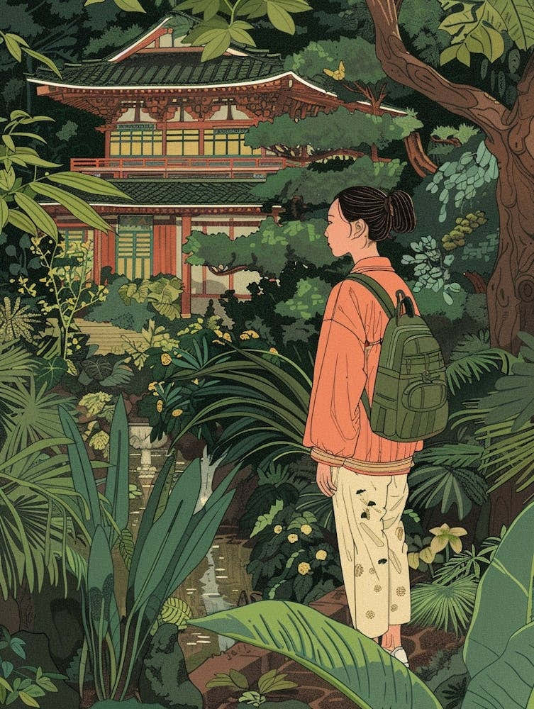 In The Garden Katsura Imperial Villa Japan 4