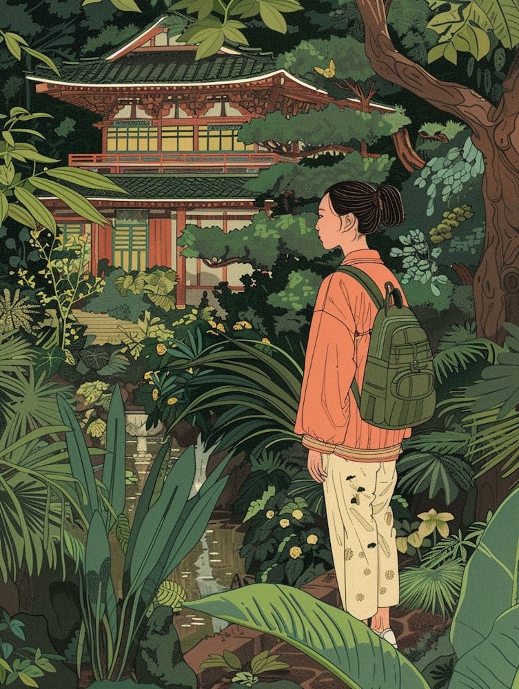 In The Garden Katsura Imperial Villa Japan 4