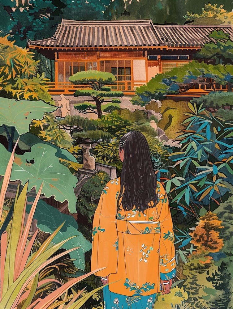 In The Garden Ginkaku Ji Temple Gardens Japan 4