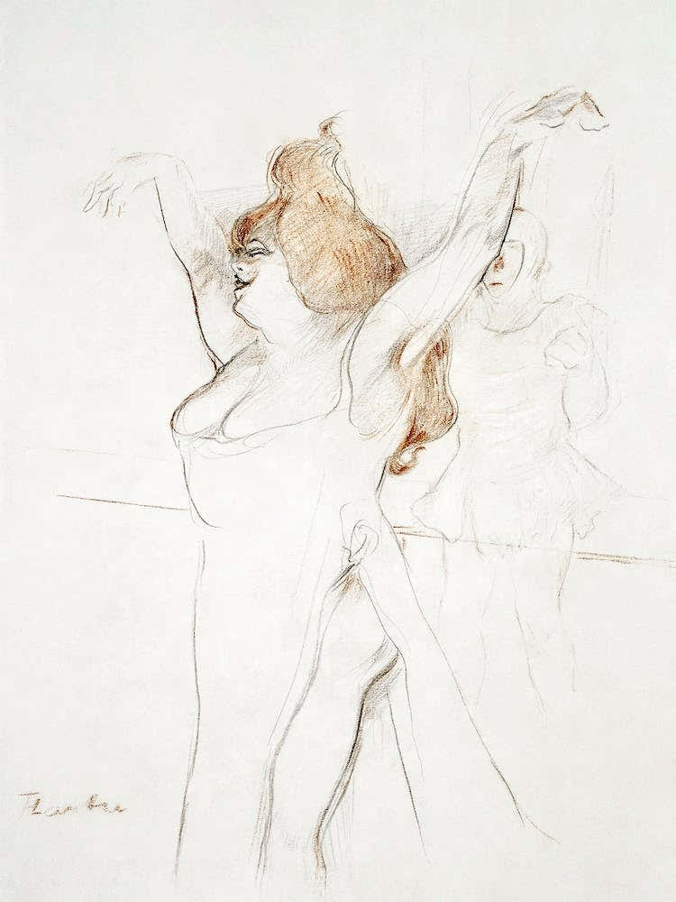 Mademoiselle Cocyle As Helen Of Troy In La Belle Helene (1900), Henri de Toulouse-Lautrec