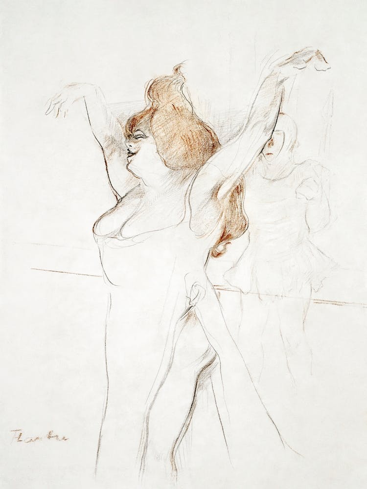 Mademoiselle Cocyle As Helen Of Troy In La Belle Helene (1900), Henri de Toulouse-Lautrec