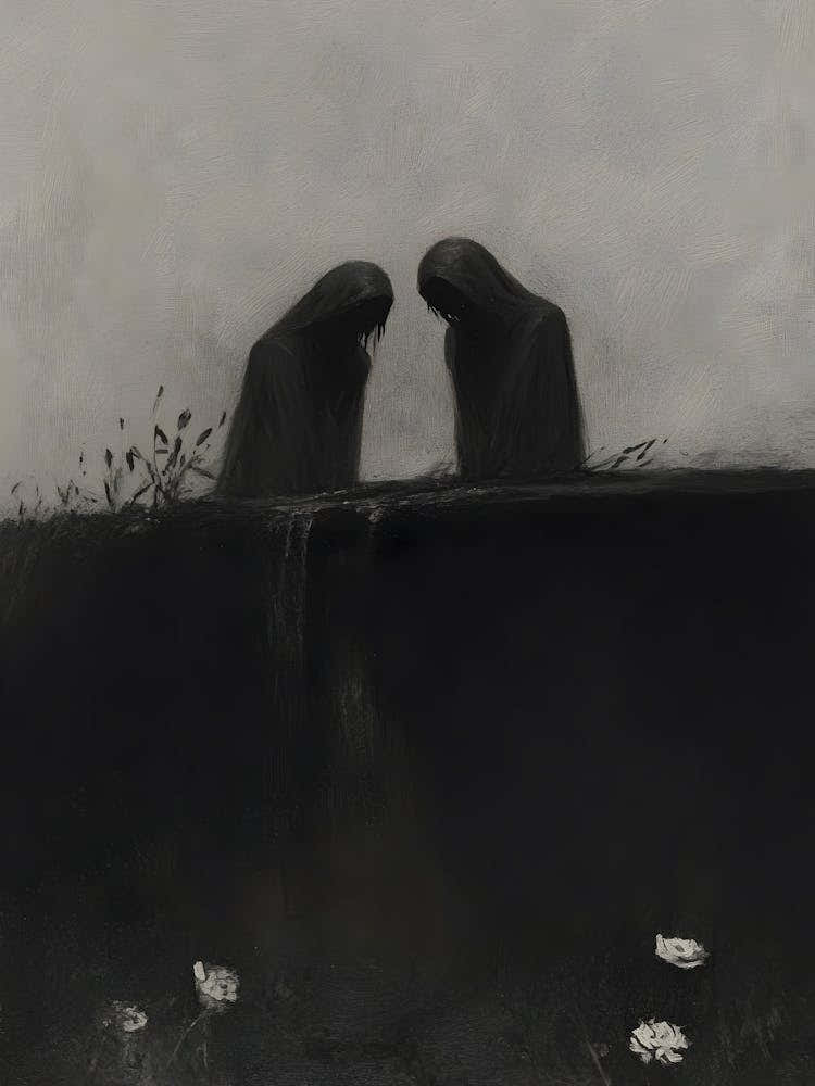 Dark Gothic Two Ghosts