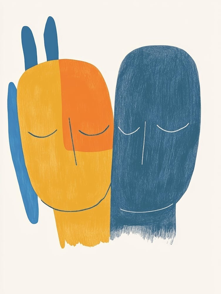 Two People Hugging 1