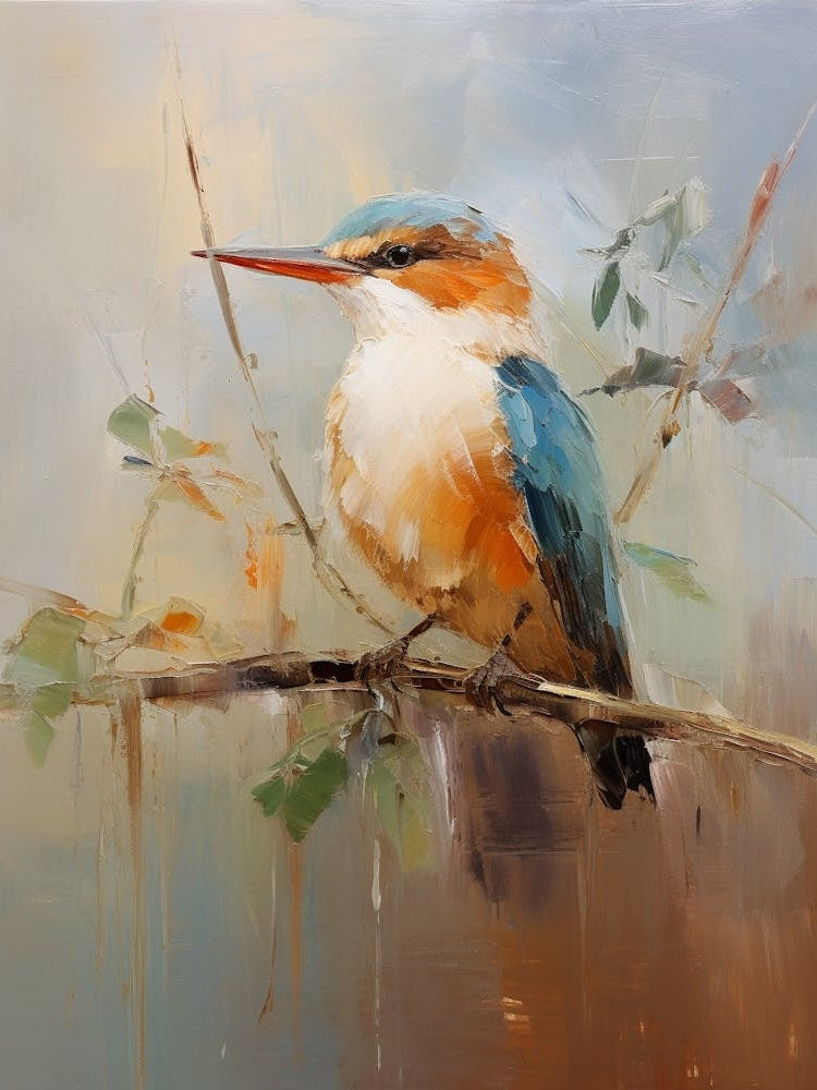 Bird Painting Kingfisher 2