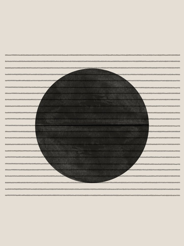 Black Circle, Japanese Minimalist