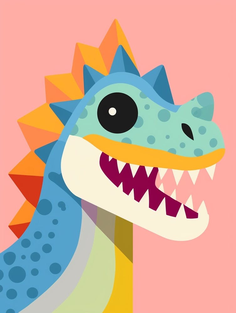 Colourful Dinosaur Stegoceras 3