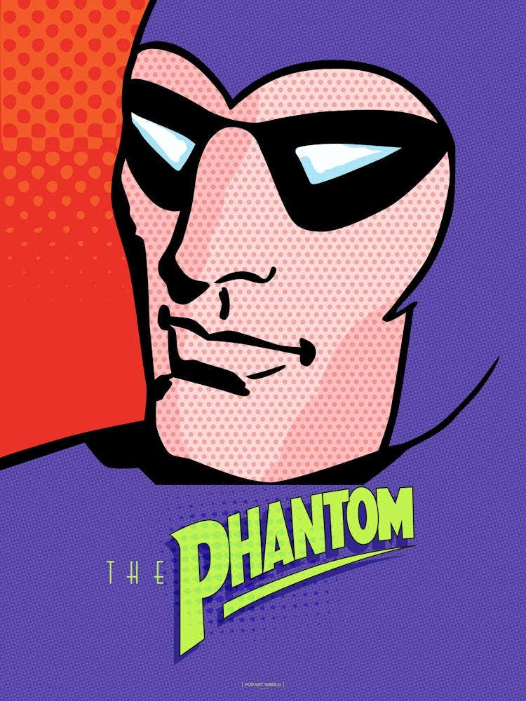The Phantom | Comic Art Digital | Pop Art World 2025