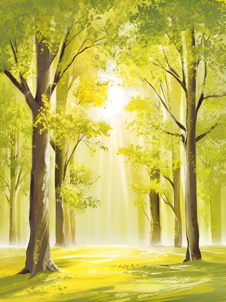 Illustration Of A Forest