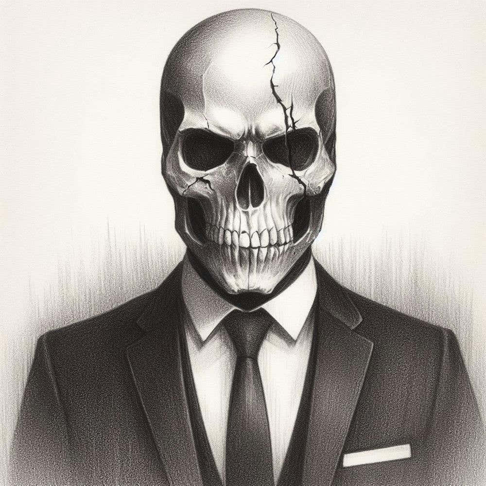 Skull In Suit