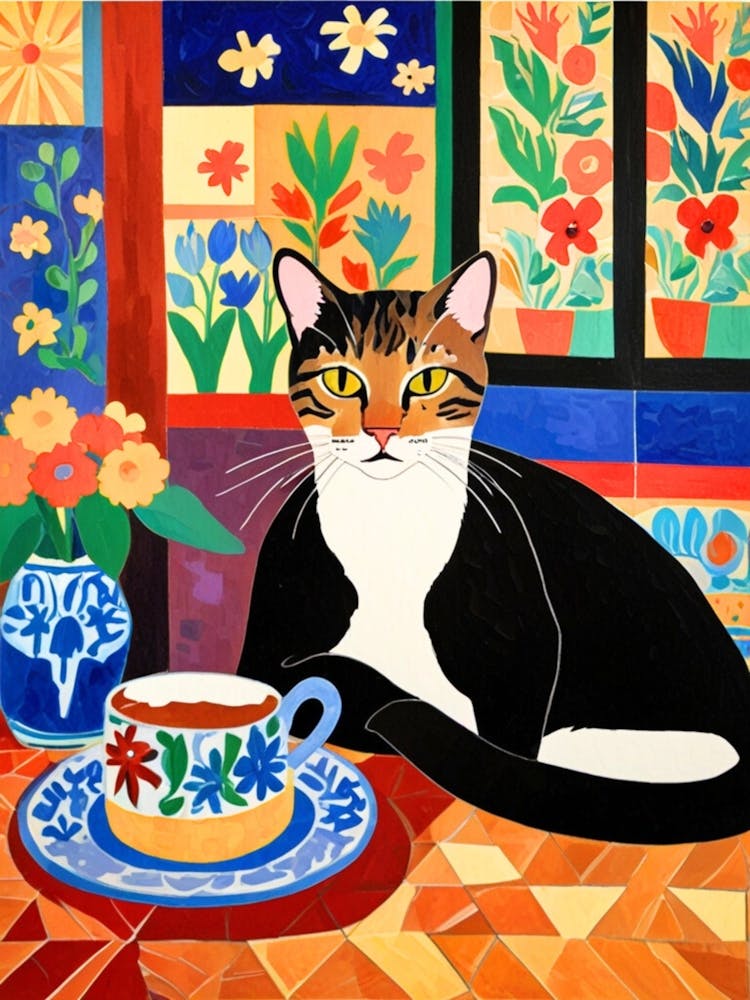 Cat In A Cup