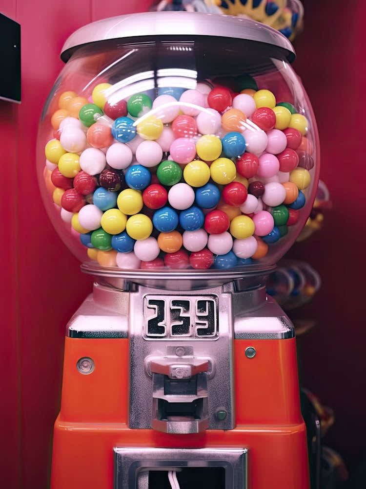 Bubble Gum Machine Retro Summer Photography 1