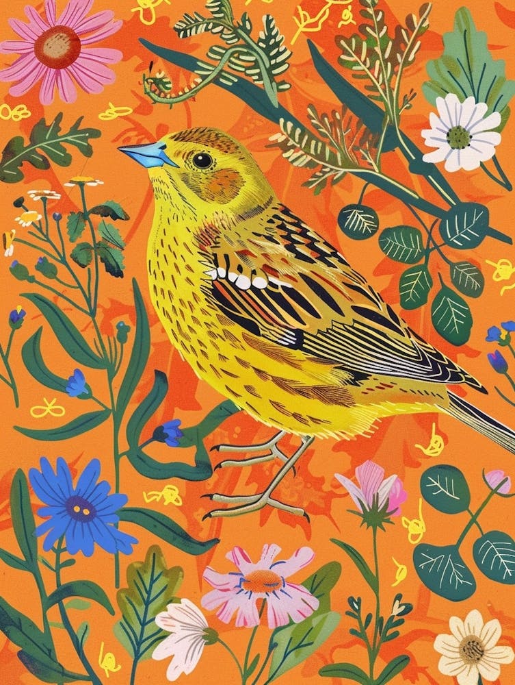 Spring Birds Yellowhammer 3