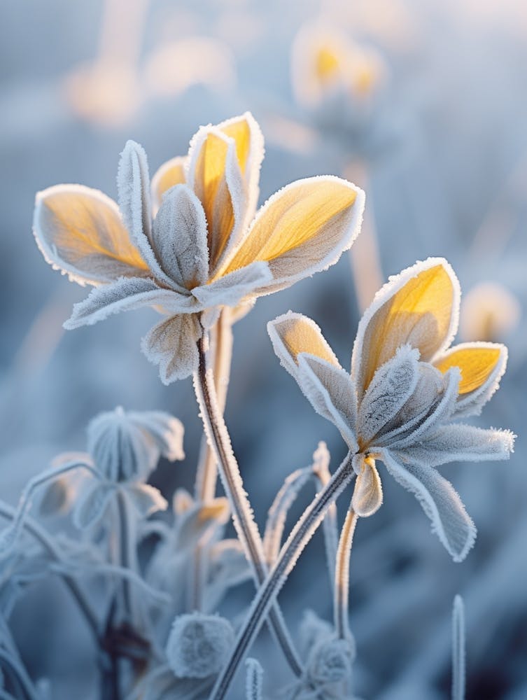 Frosty Botanical Winter Aconite 1