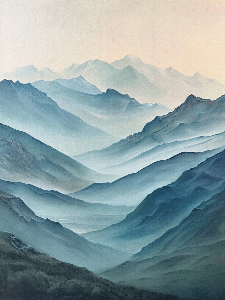 Poster Canvas Mountain 44