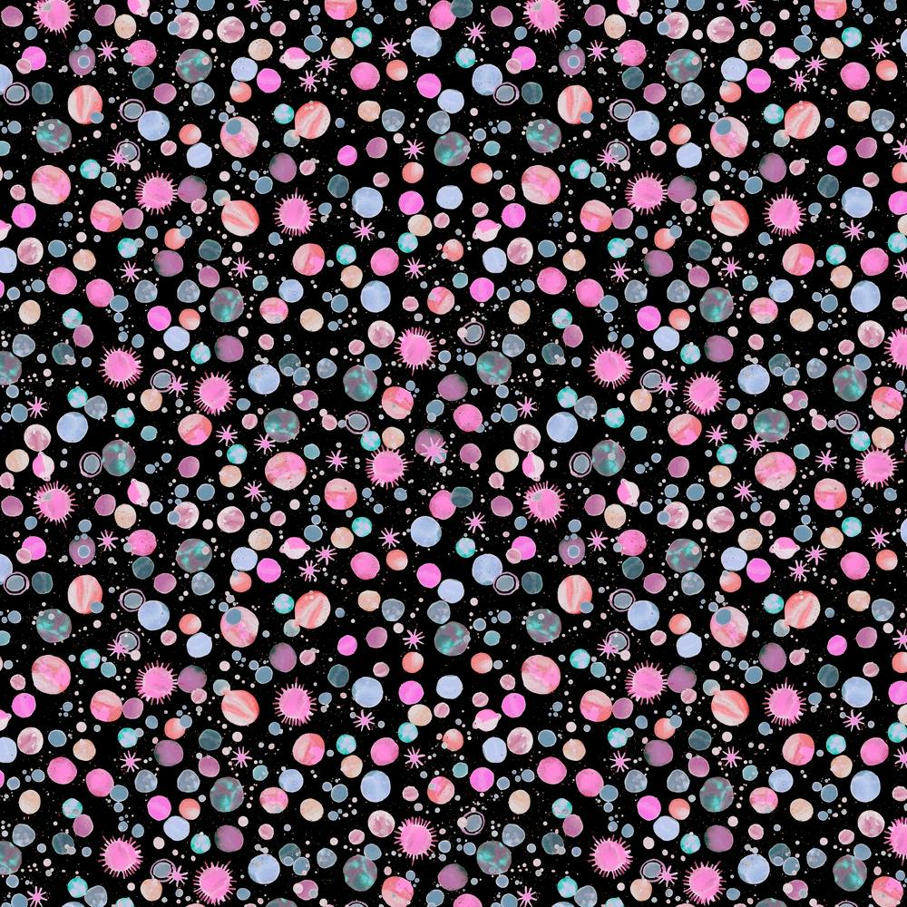 Planets Constellation Pink Square