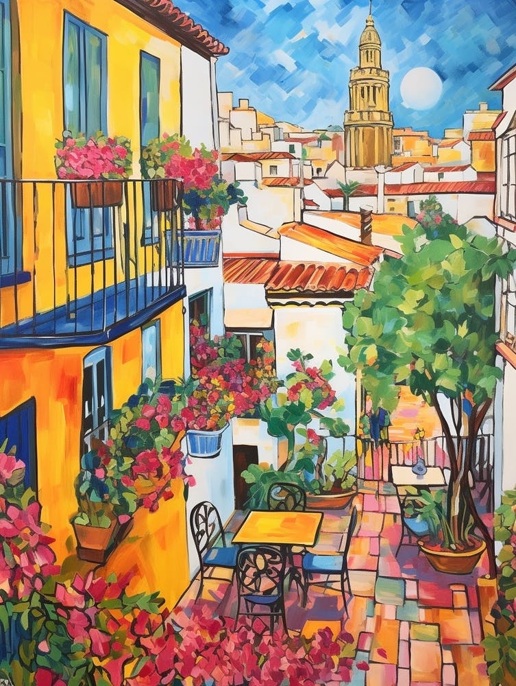 Seville Spain 1 Fauvist Painting