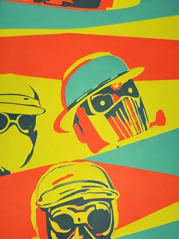 Mf Doom Colourful Pop Art