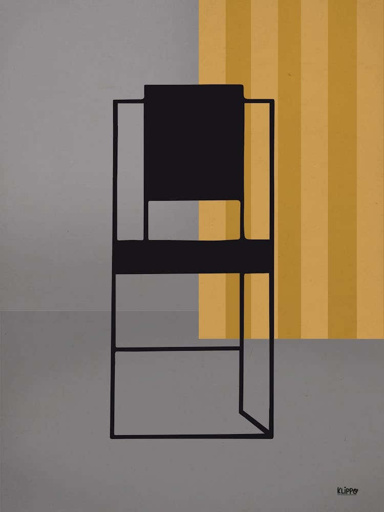 Minimal – Black  Bauhaus Chair
