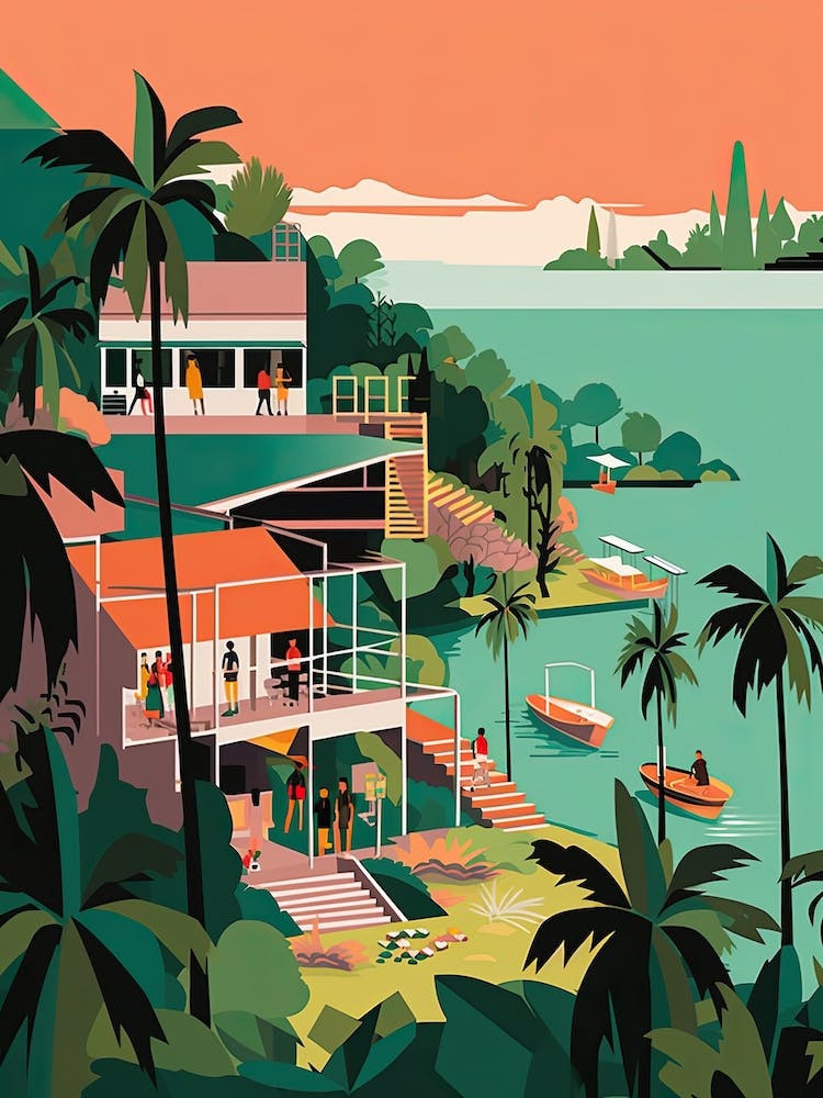Phuket, Thailand, Graphic Illustration 2