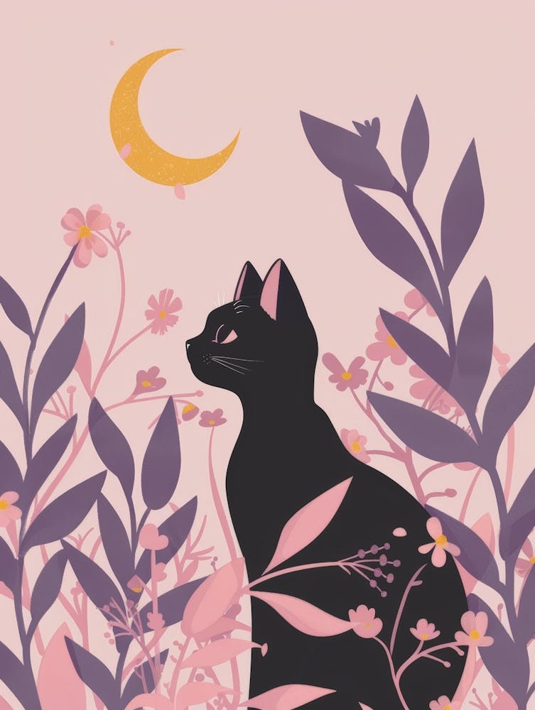 Cat In The Moonlight 3