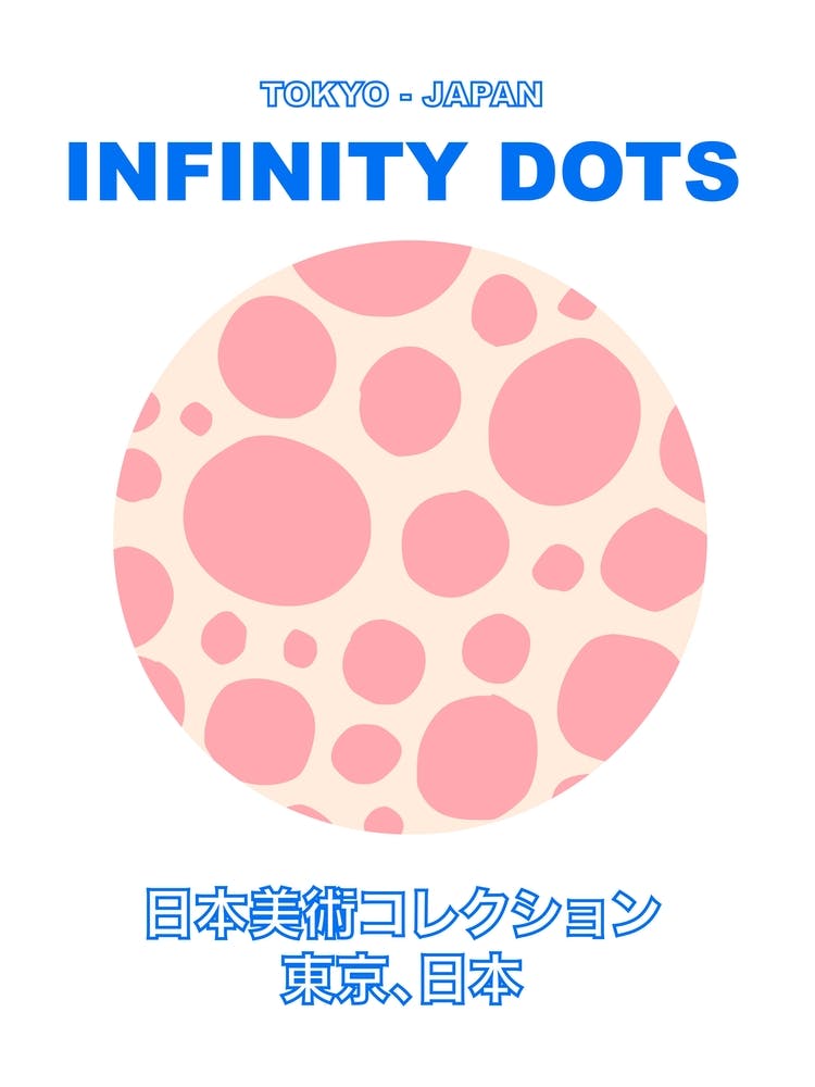 Dots Infinity Yayoi Inspired Japan Pink