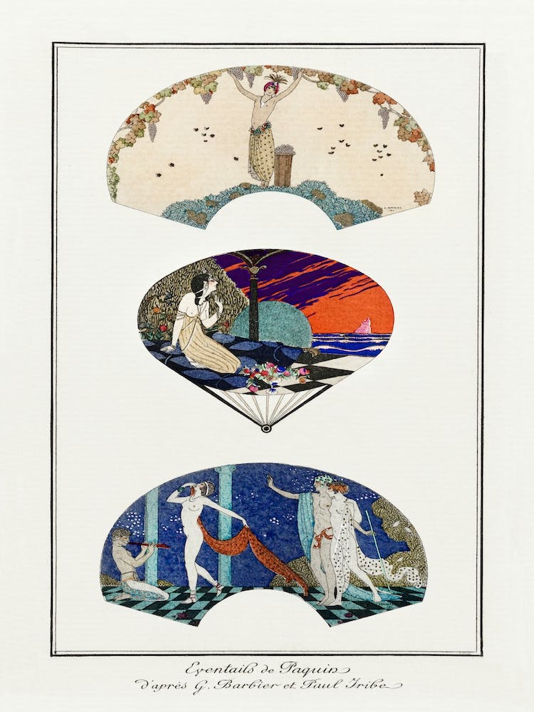Costumes Parisiens No 8, George Barbier