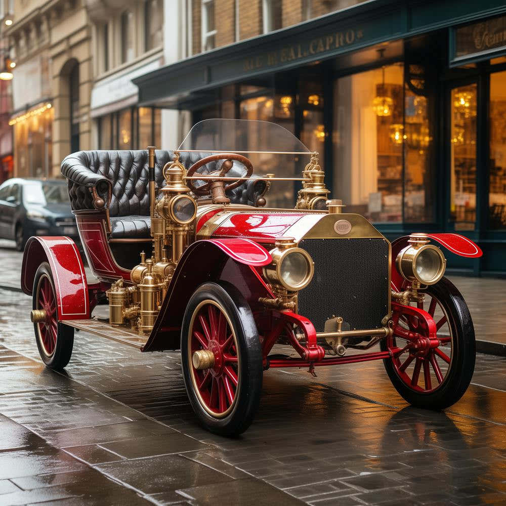 Vintage Luxury Car in London
