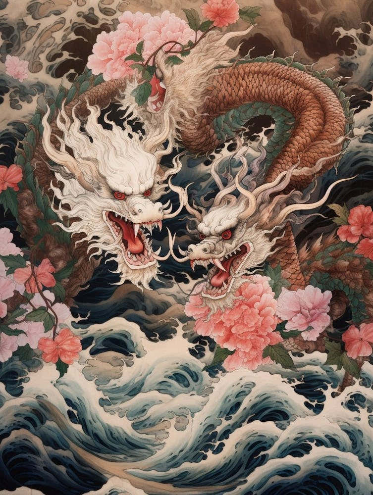 Japanese Dragon Illustration 9