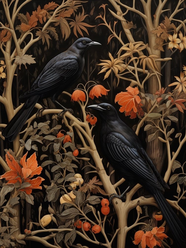 Dark And Moody Botanical Baldpate