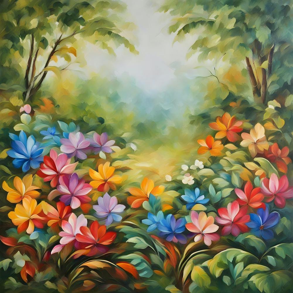 Flowers In The Forest