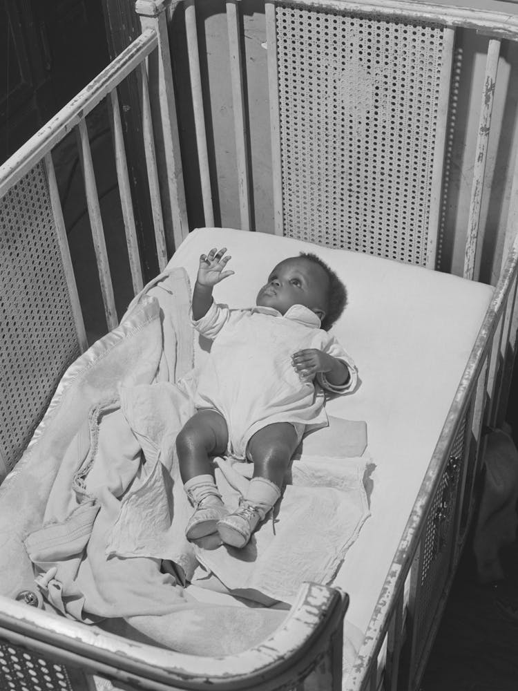 Baby Of Railroad Worker, Chicago, Illinois By Russell Lee