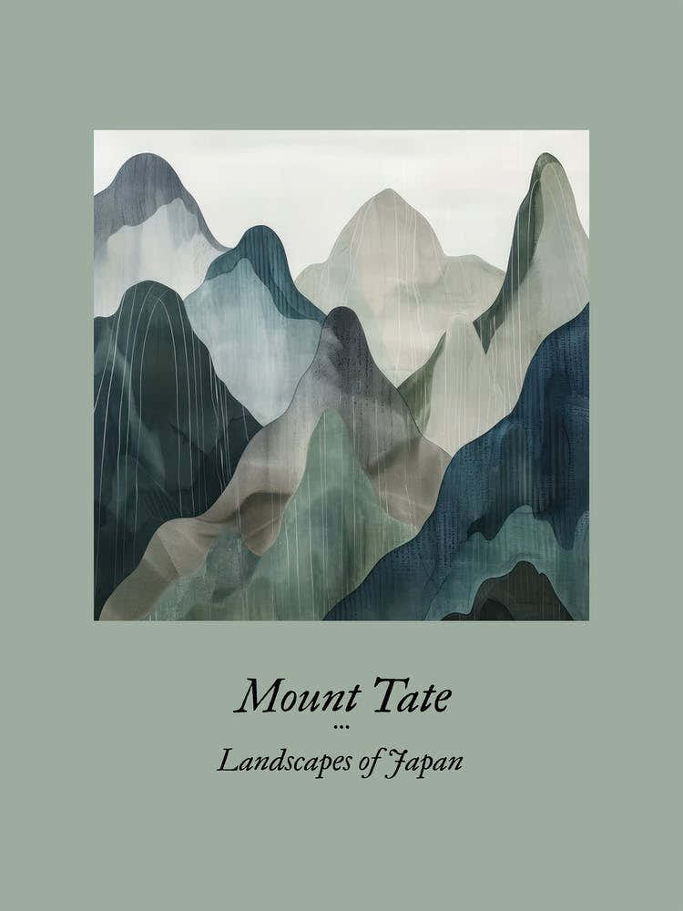 Landscapes Of Japan Mount Tate 26