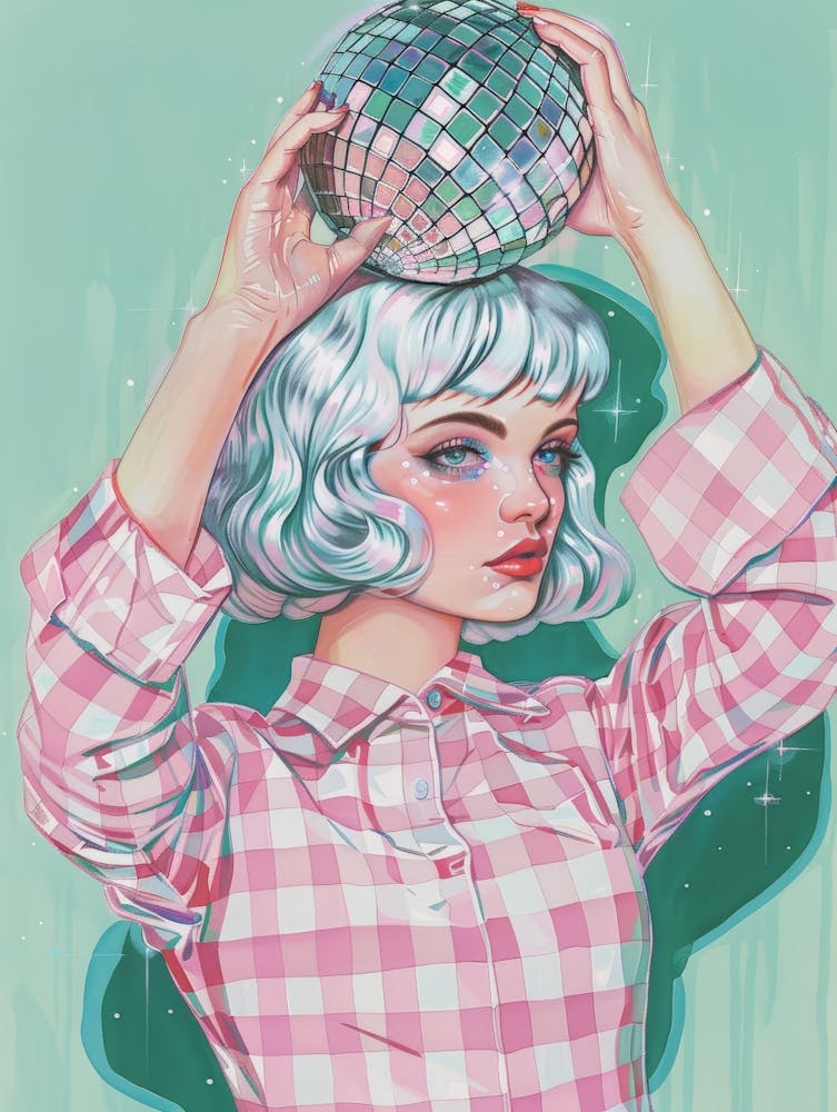 Disco Ball Girl 3