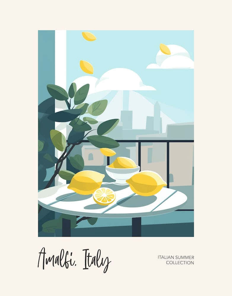 Amalfi, Italy Lemons 2 Italian Summer Collection