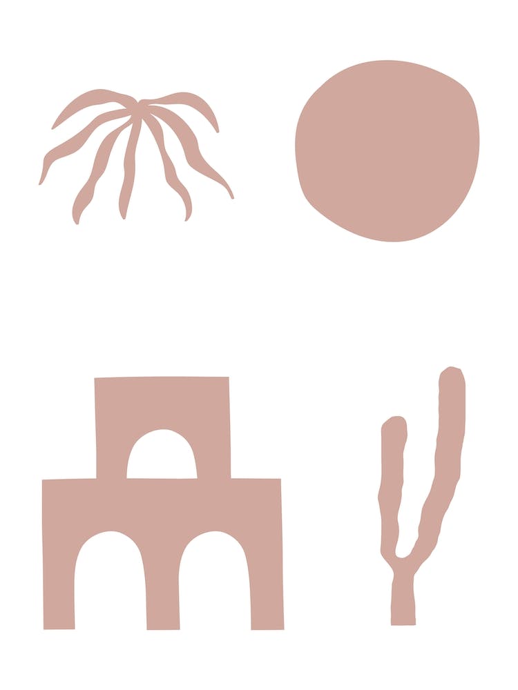 Desert Vibes Abstract Viii