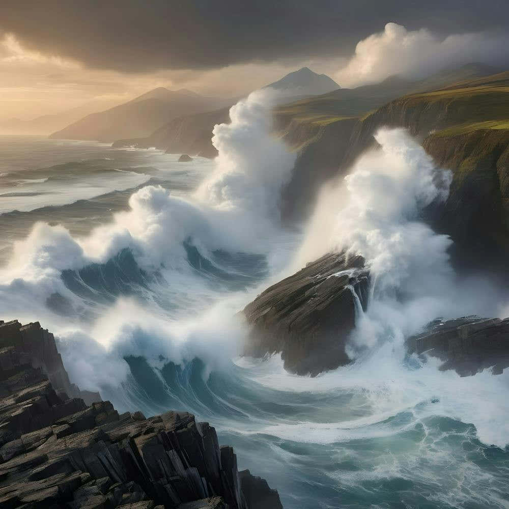 Dynamic Landscapes: These images capture the raw power and energy of natural forces, from crashing waves against rugged coastlines to towering mountains shrouded in mist. They convey a sense of awe-inspiring grandeur, reminding us of the Earth's incredibl