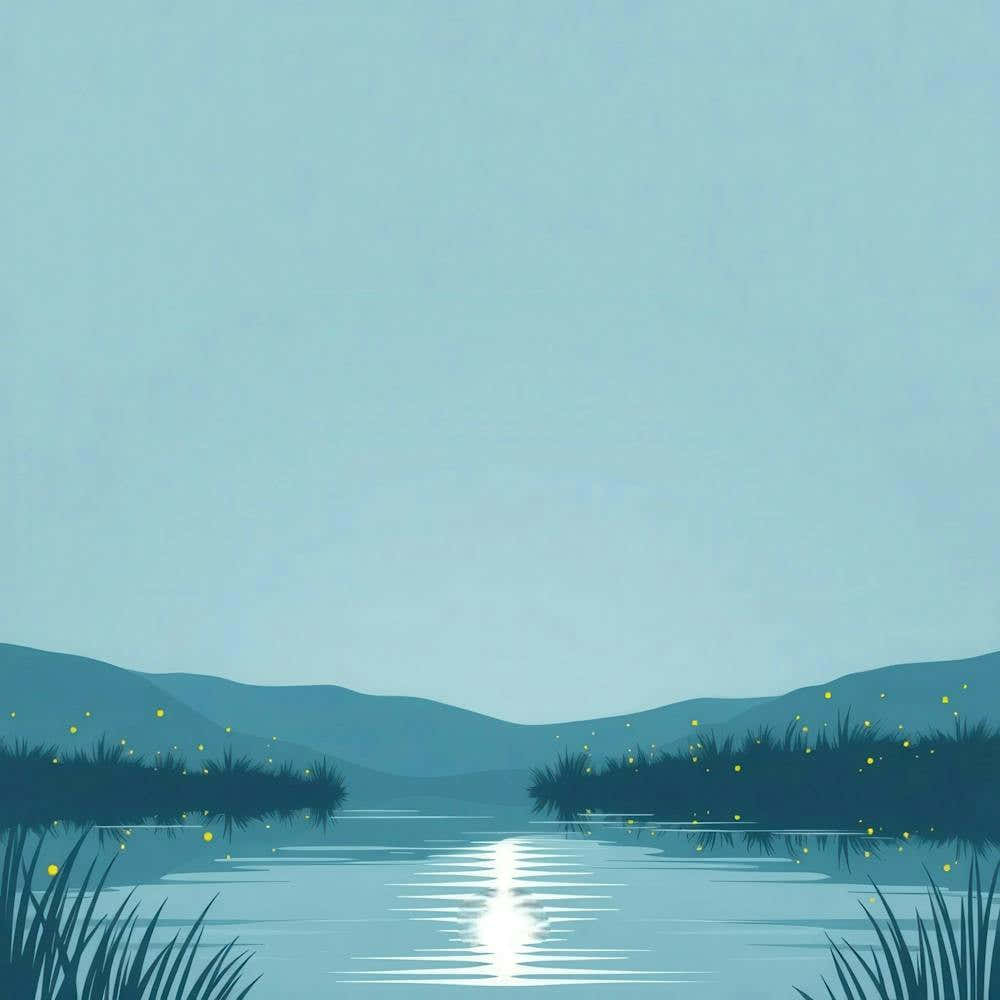 Moonlight Over A Lake