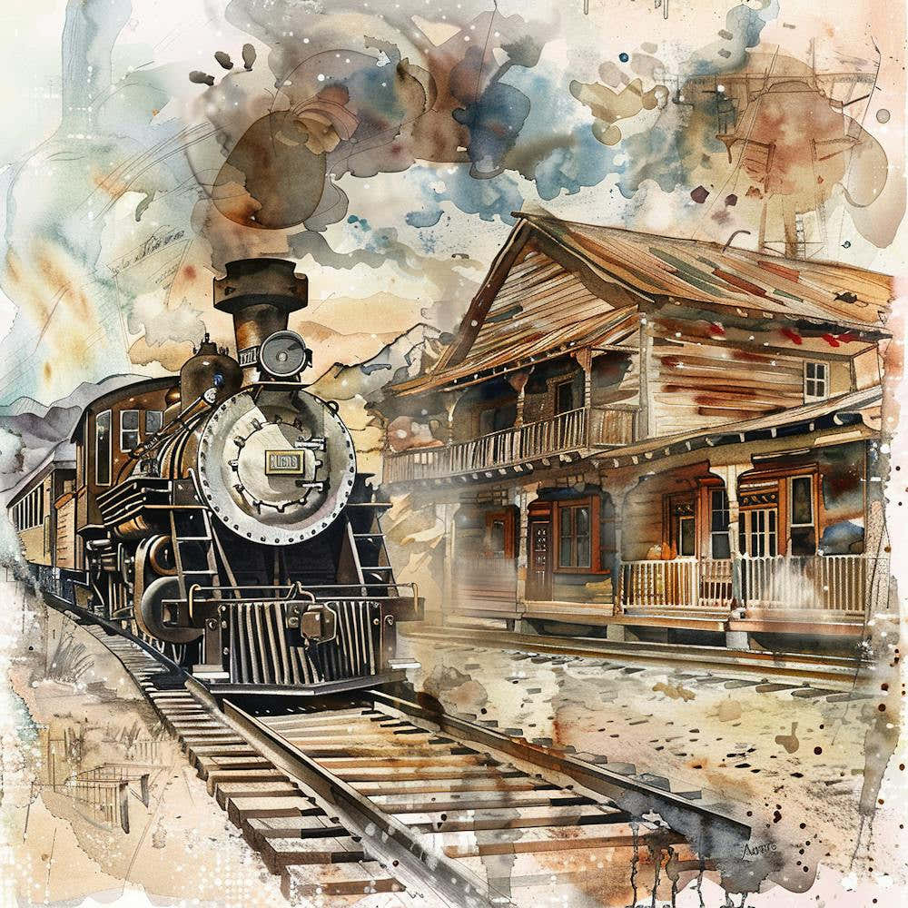 Vintage Steam Train 6