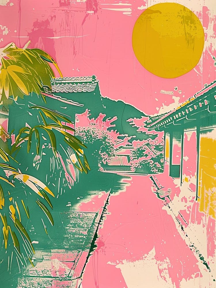 Kanazawa Japan Duotone Silkscreen 6