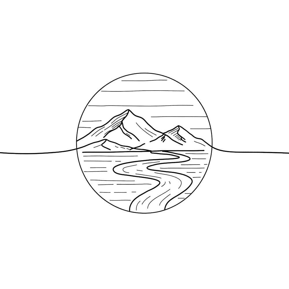 Landscape In A Circle