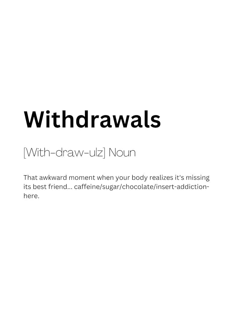 Withdrawals Definition Meaning